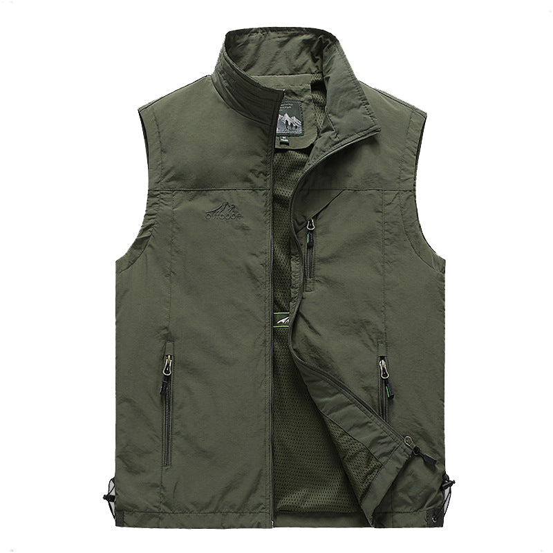 Crimson Wildtrack Gear | Men's Quick-Dry Outdoor Vest - Lightweight Hiking Wear