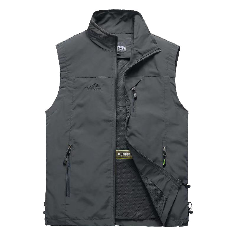 Crimson Wildtrack Gear | Men's Quick-Dry Outdoor Vest - Lightweight Hiking Wear