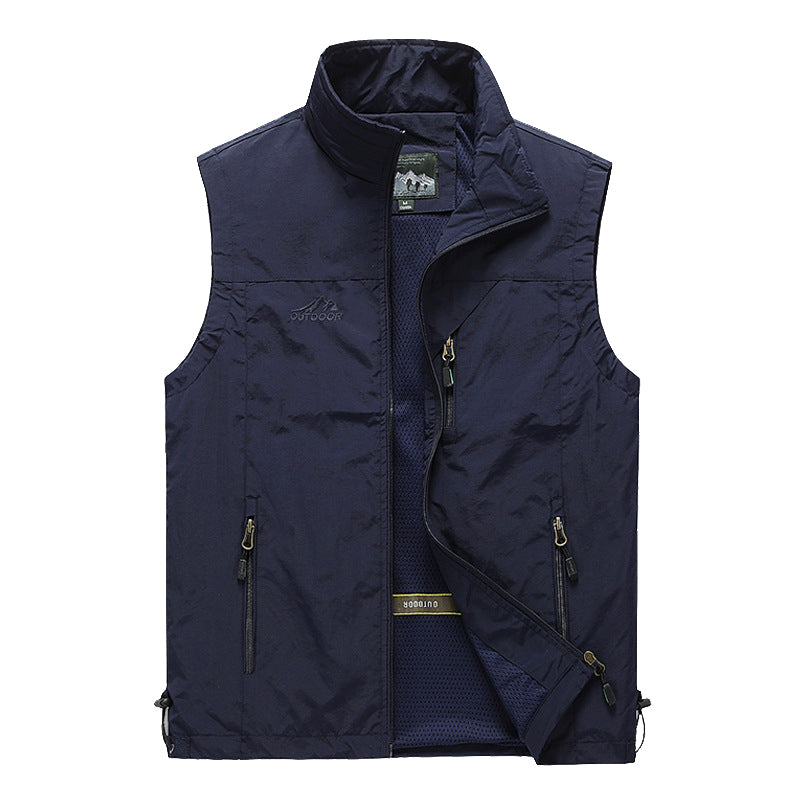 Crimson Wildtrack Gear | Men's Quick-Dry Outdoor Vest - Lightweight Hiking Wear