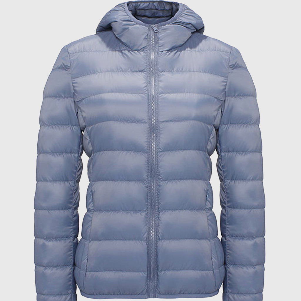 Crimson Wildtrack Gear | Women's Packable Down Jacket - Featherweight Hooded Coat