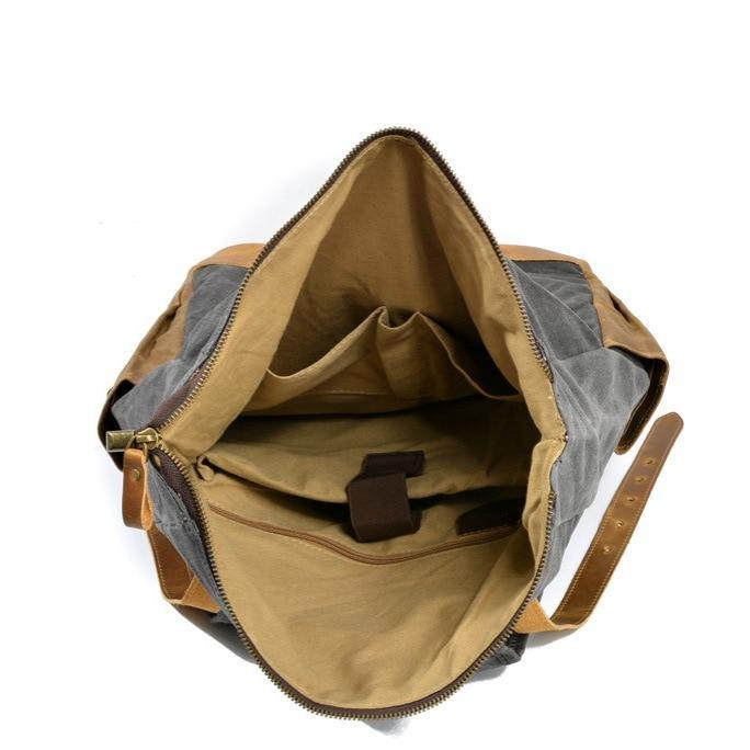 Crimson Wildtrack Gear | Unisex - Backpack - 30L Canvas Roll-Top Hiking