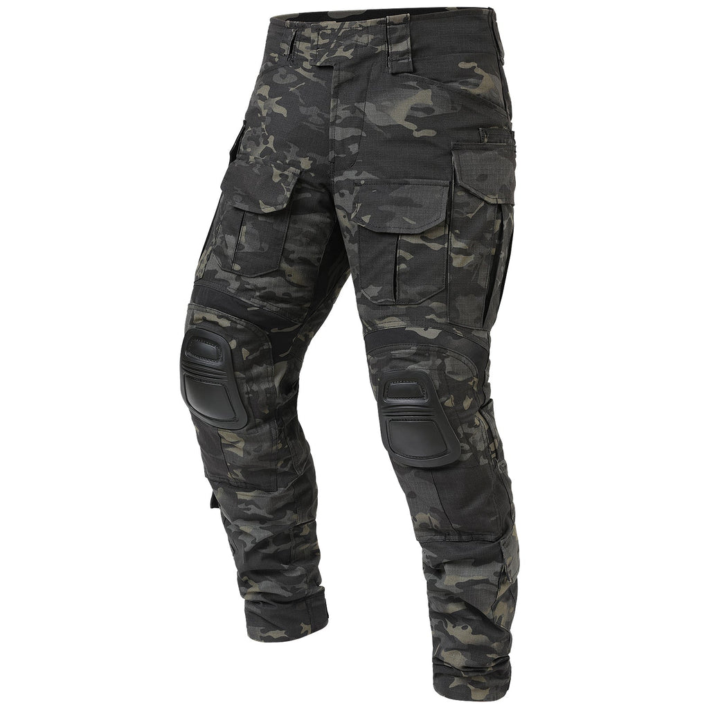 Crimson Wildtrack Gear | Men – Combat Pants – Rip-Stop – With Knee Pads