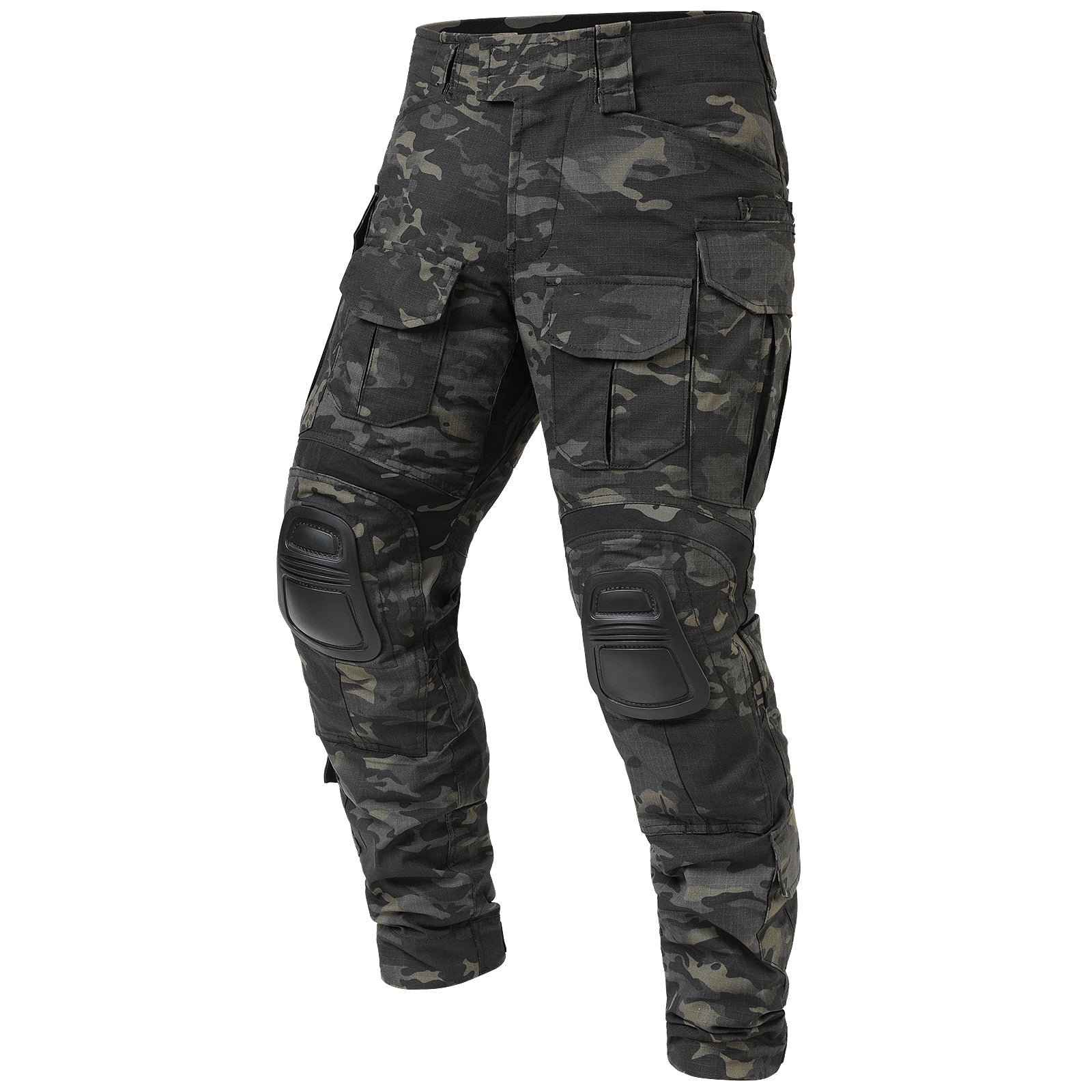 Crimson Wildtrack Gear | Men – Combat Pants – Rip-Stop – With Knee Pads