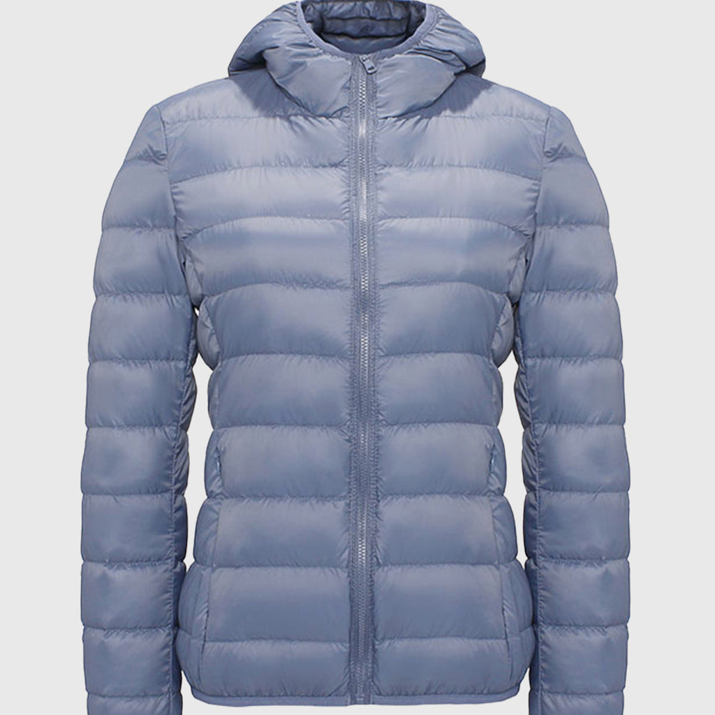 Crimson Wildtrack Gear | Women's Packable Down Jacket - Featherweight Hooded Coat