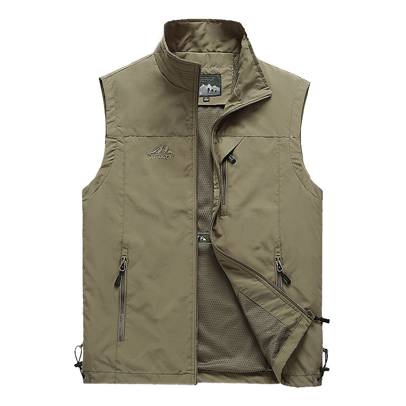 Crimson Wildtrack Gear | Men's Quick-Dry Outdoor Vest - Lightweight Hiking Wear