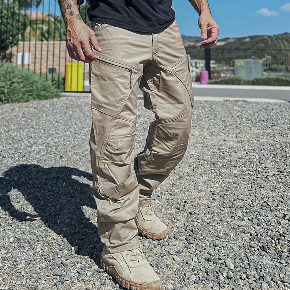 Crimson Wildtrack Gear | Men – Tactical Pants – Stretch – Khaki Comfort