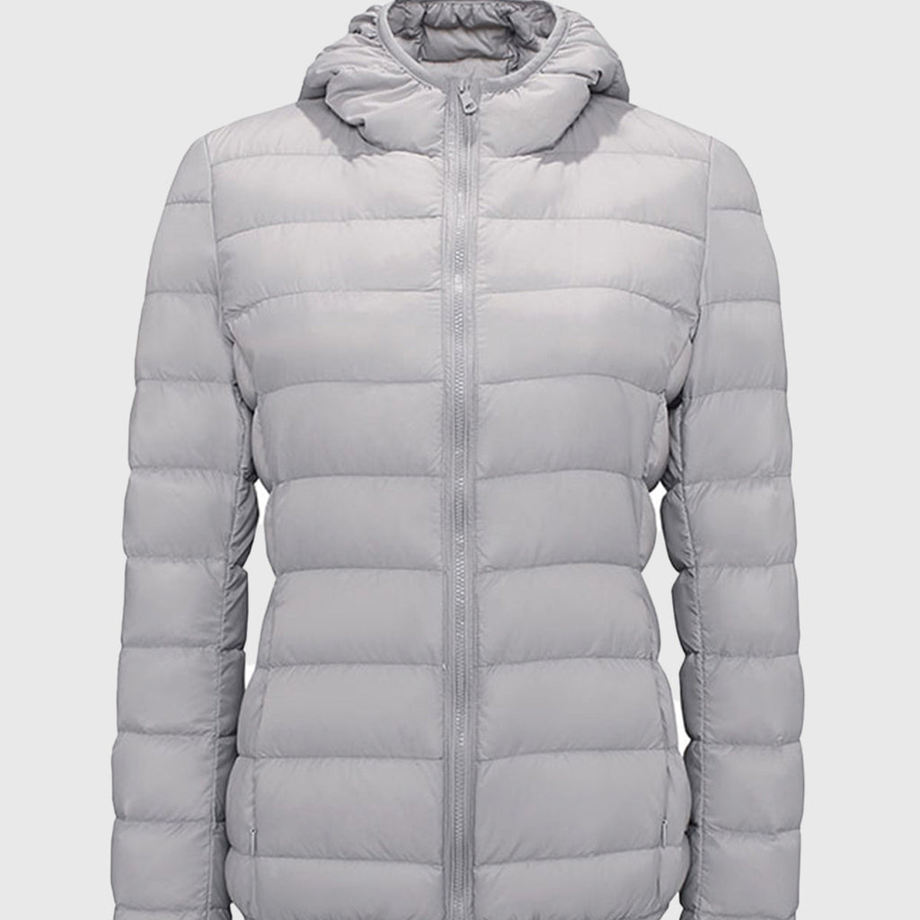 Crimson Wildtrack Gear | Women's Packable Down Jacket - Featherweight Hooded Coat