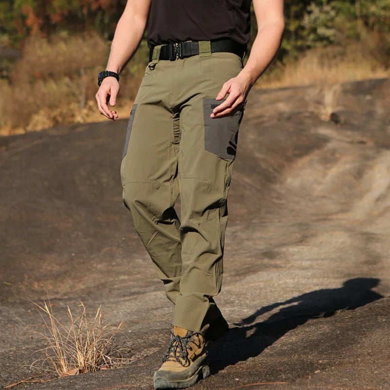 Crimson Wildtrack Gear | Men - Stretch Pants - Quick-Dry Lightweight Fabric - Comfortable Activewear Trousers