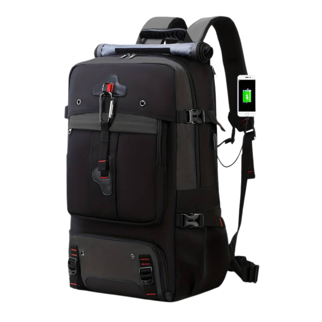 Crimson Wildtrack Gear | Unisex - Backpack - 50L Waterproof with USB Port
