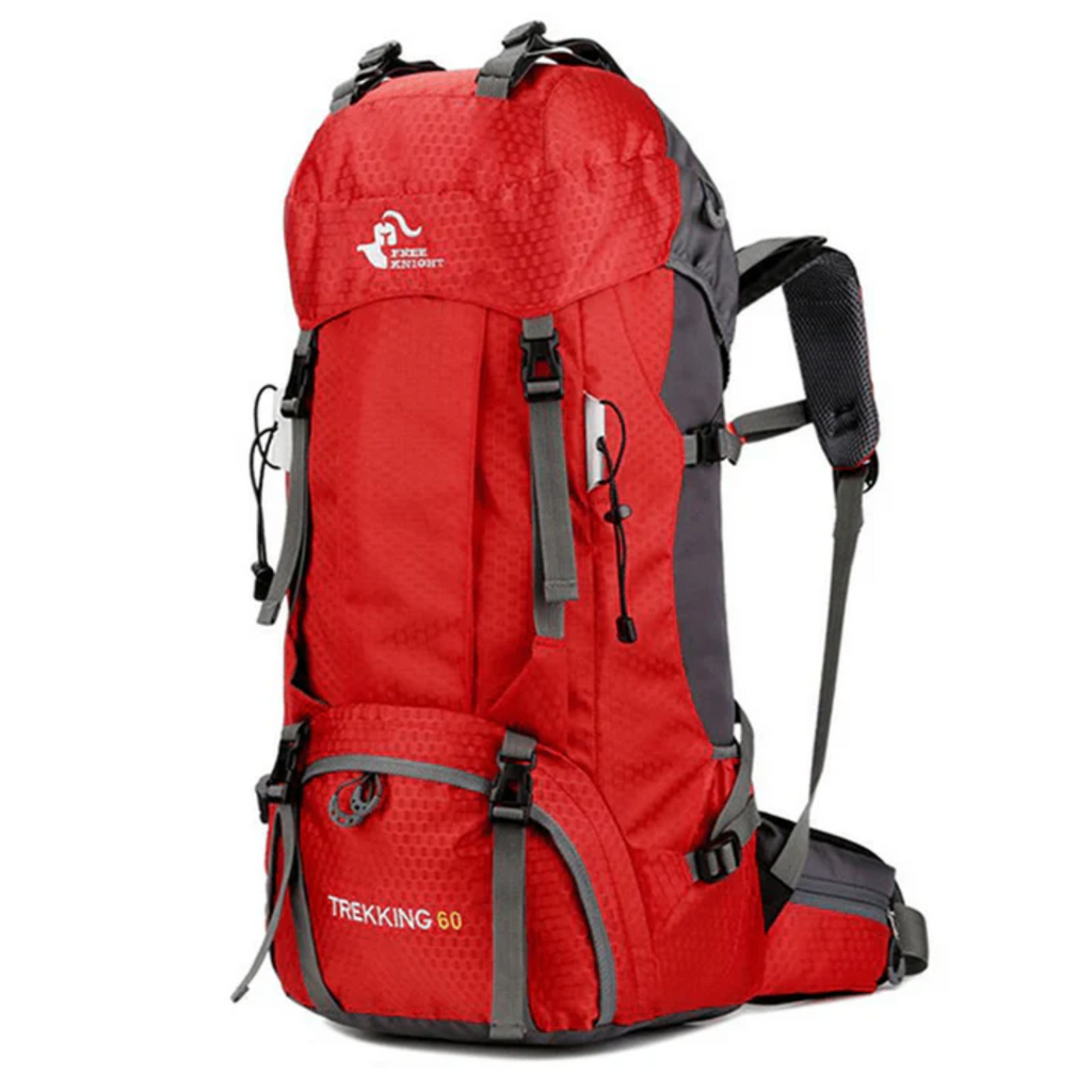 Crimson Wildtrack Gear | Unisex - Hiking Backpack - 60L Durable Travel