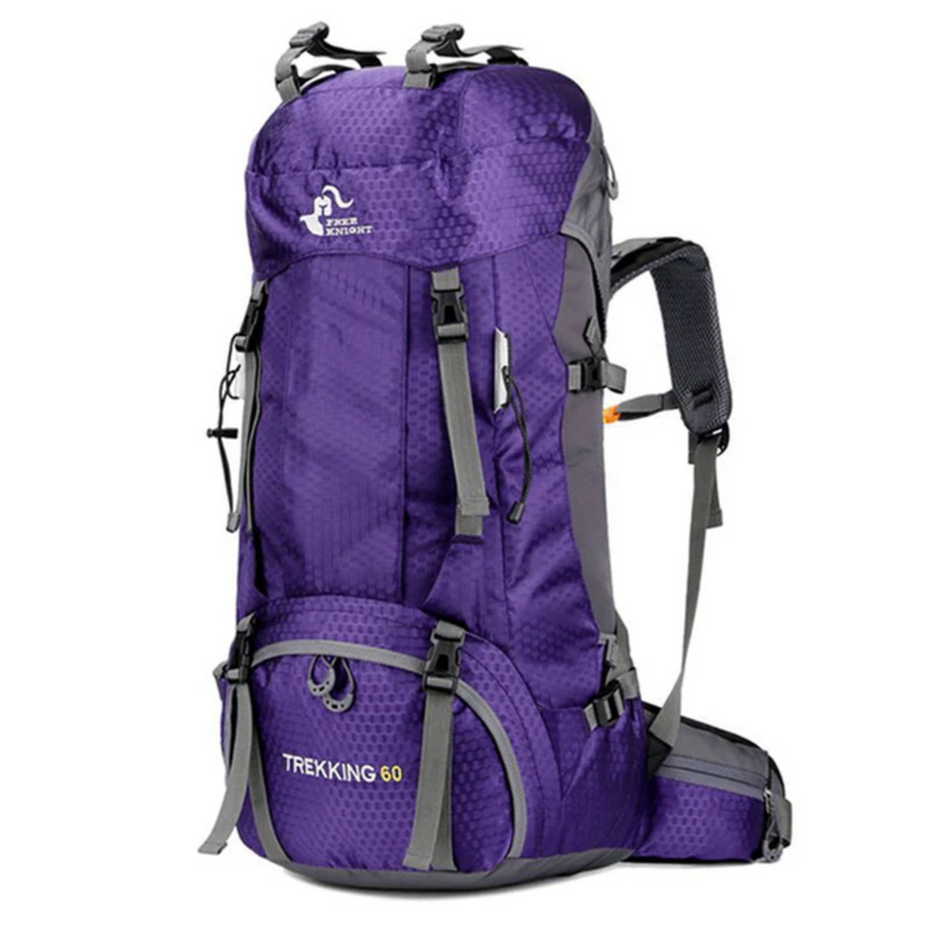 Crimson Wildtrack Gear | Unisex - Hiking Backpack - 60L Durable Travel