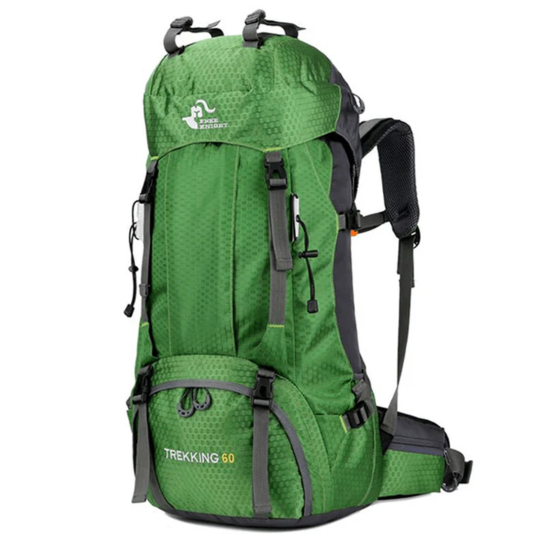 Crimson Wildtrack Gear | Unisex - Hiking Backpack - 60L Durable Travel