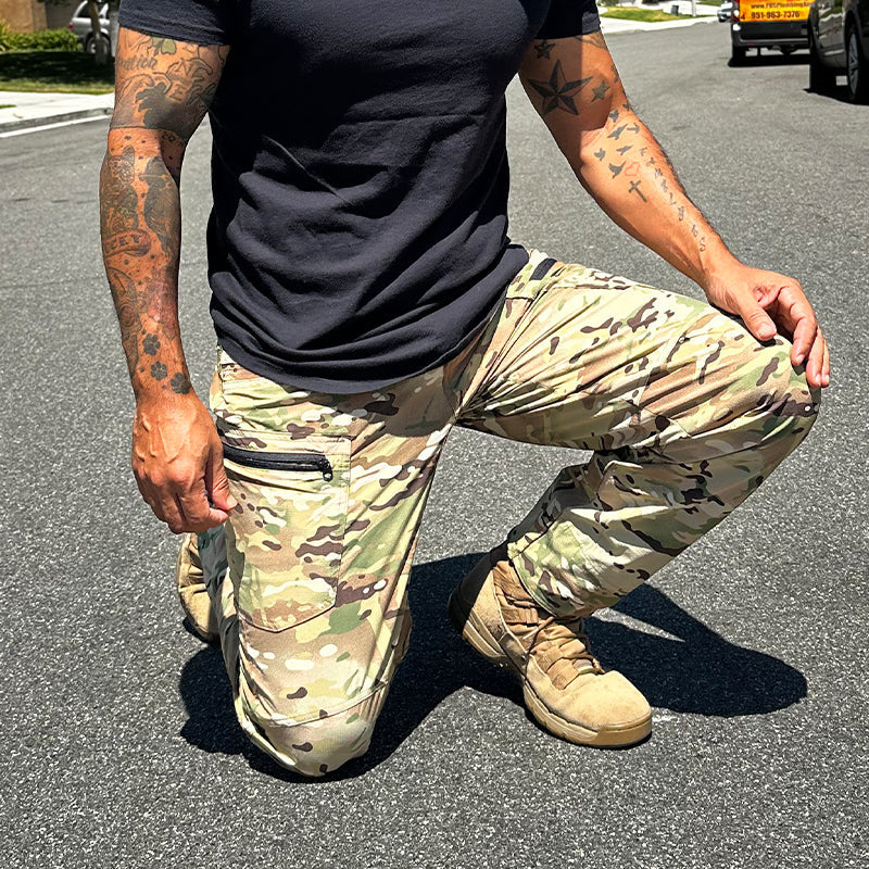 Crimson Wildtrack Gear | Men - Stretch Pants - Quick-Dry Lightweight Fabric - Comfortable Activewear Trousers