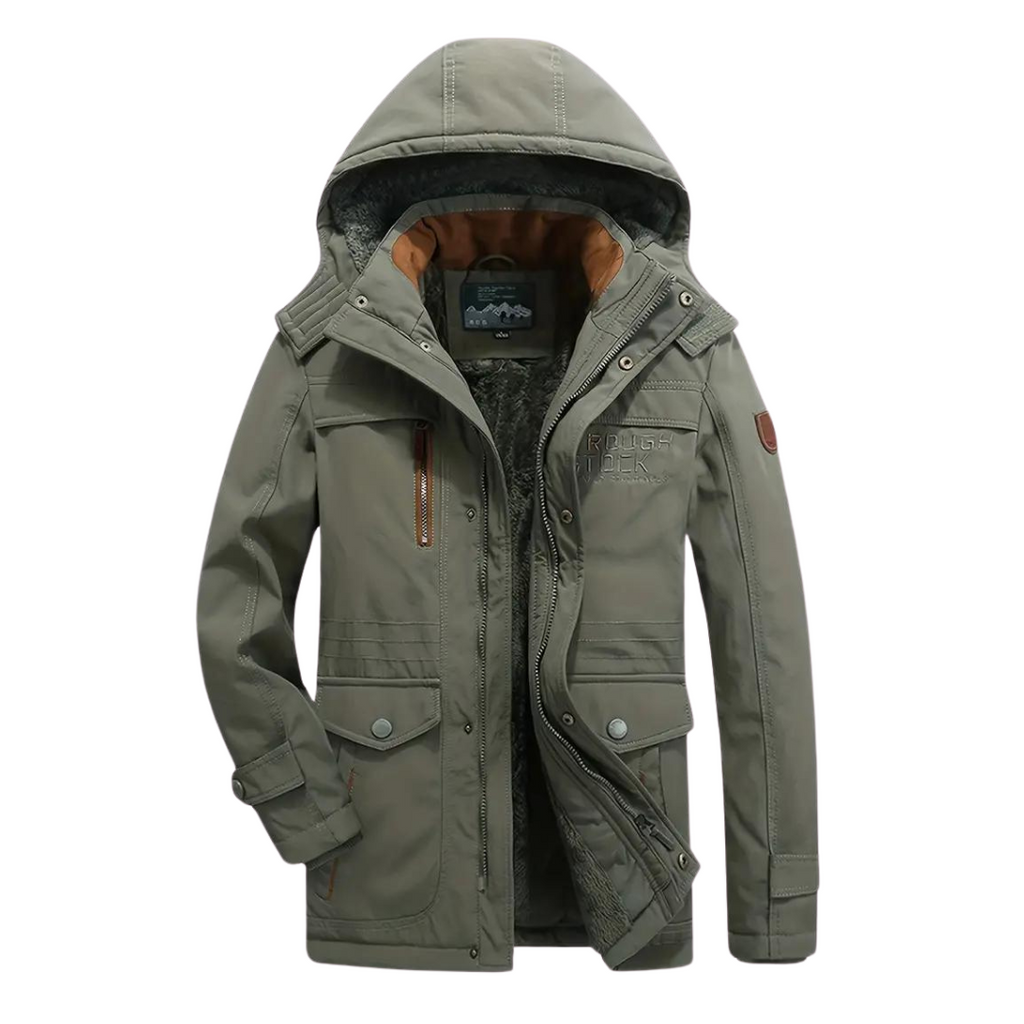 Crimson Wildtrack Gear | Men's Waterproof Jacket - Windproof Lined Winter Coat