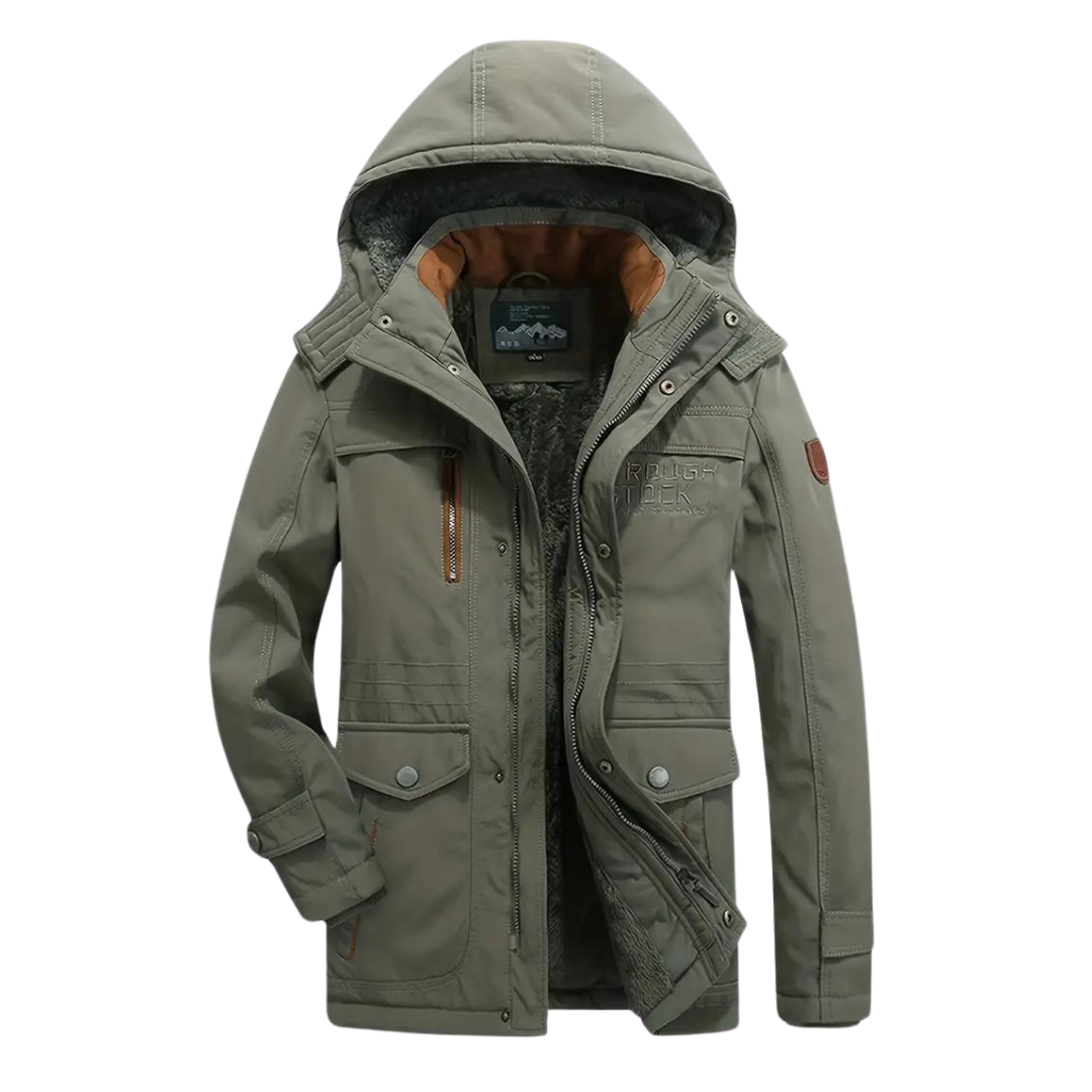 Crimson Wildtrack Gear | Men's Waterproof Jacket - Windproof Lined Winter Coat