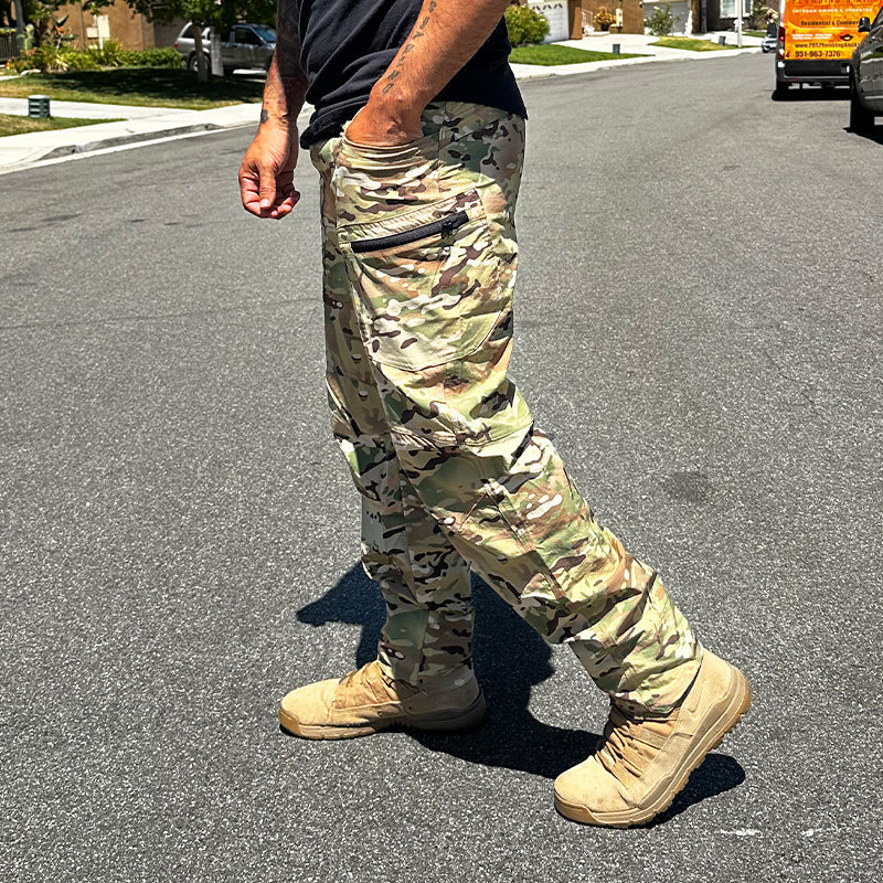 Crimson Wildtrack Gear | Men - Stretch Pants - Quick-Dry Lightweight Fabric - Comfortable Activewear Trousers