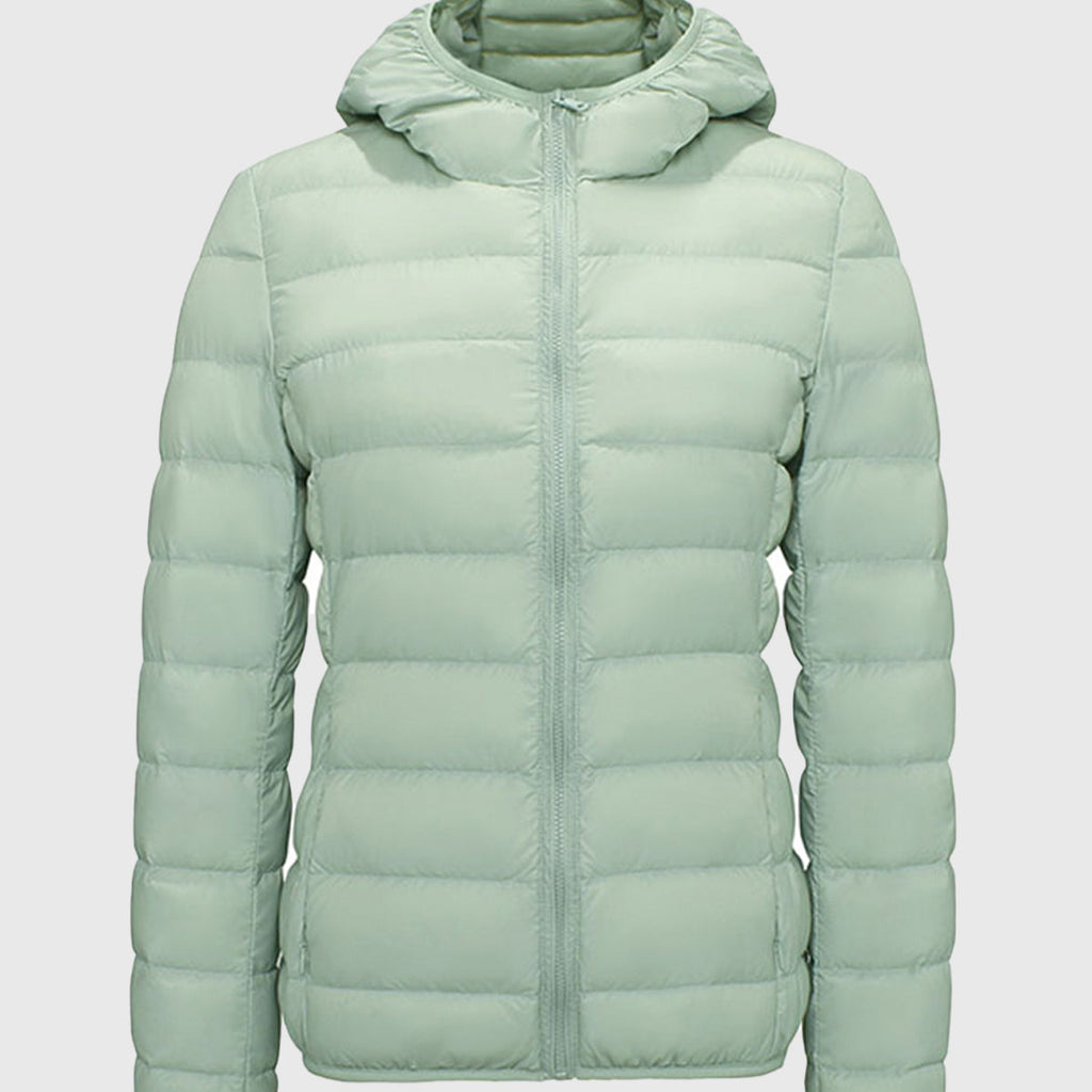 Crimson Wildtrack Gear | Women's Packable Down Jacket - Featherweight Hooded Coat