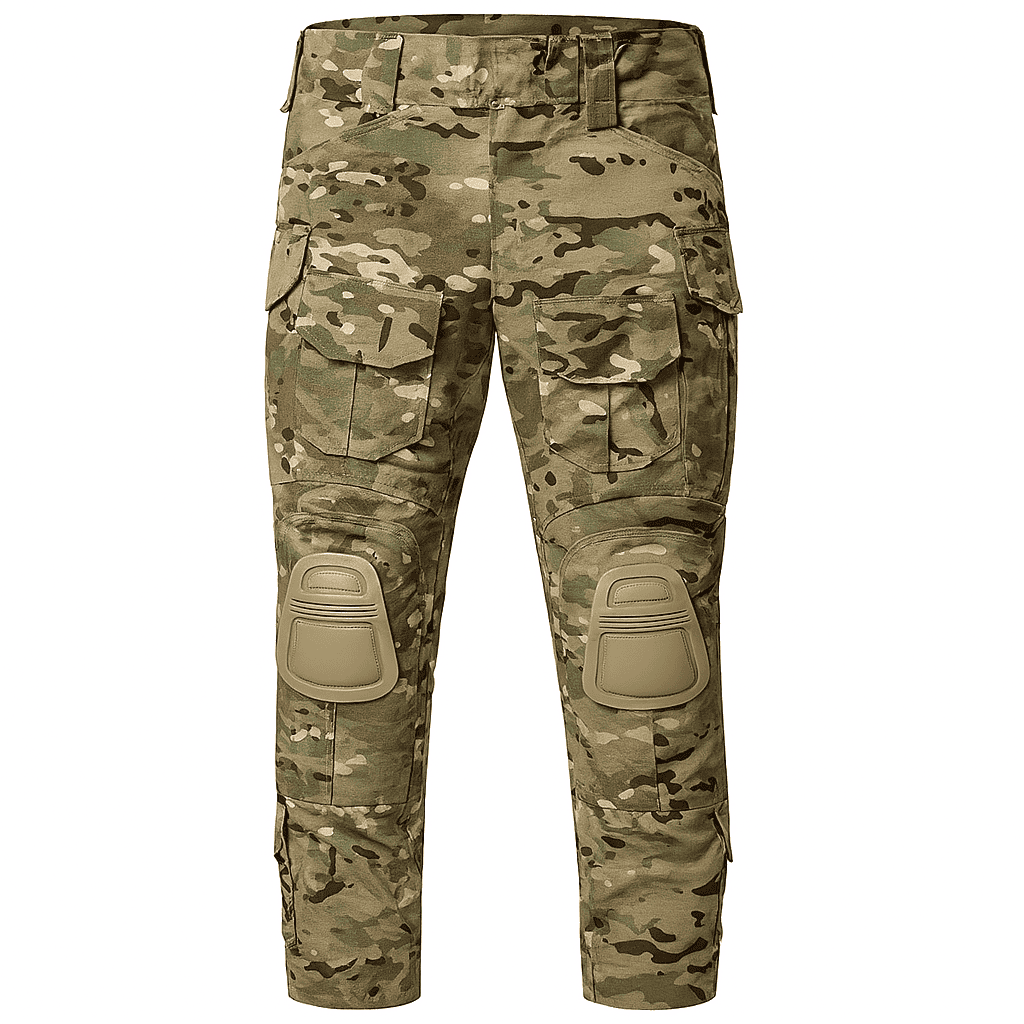 Crimson Wildtrack Gear | Men – Combat Pants – Rip-Stop – With Knee Pads