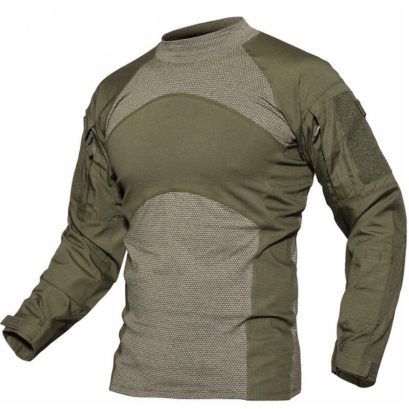 Crimson Wildtrack Gear | Men - Tactical Combat Shirt - Lightweight, Quick-Dry Fabric