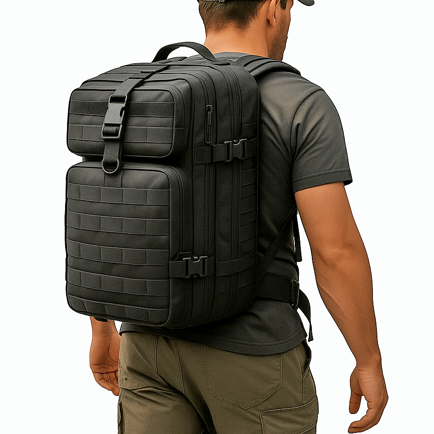 Crimson Wildtrack Gear | 50L Tactical Backpack - Waterproof Durable Hiking Gear
