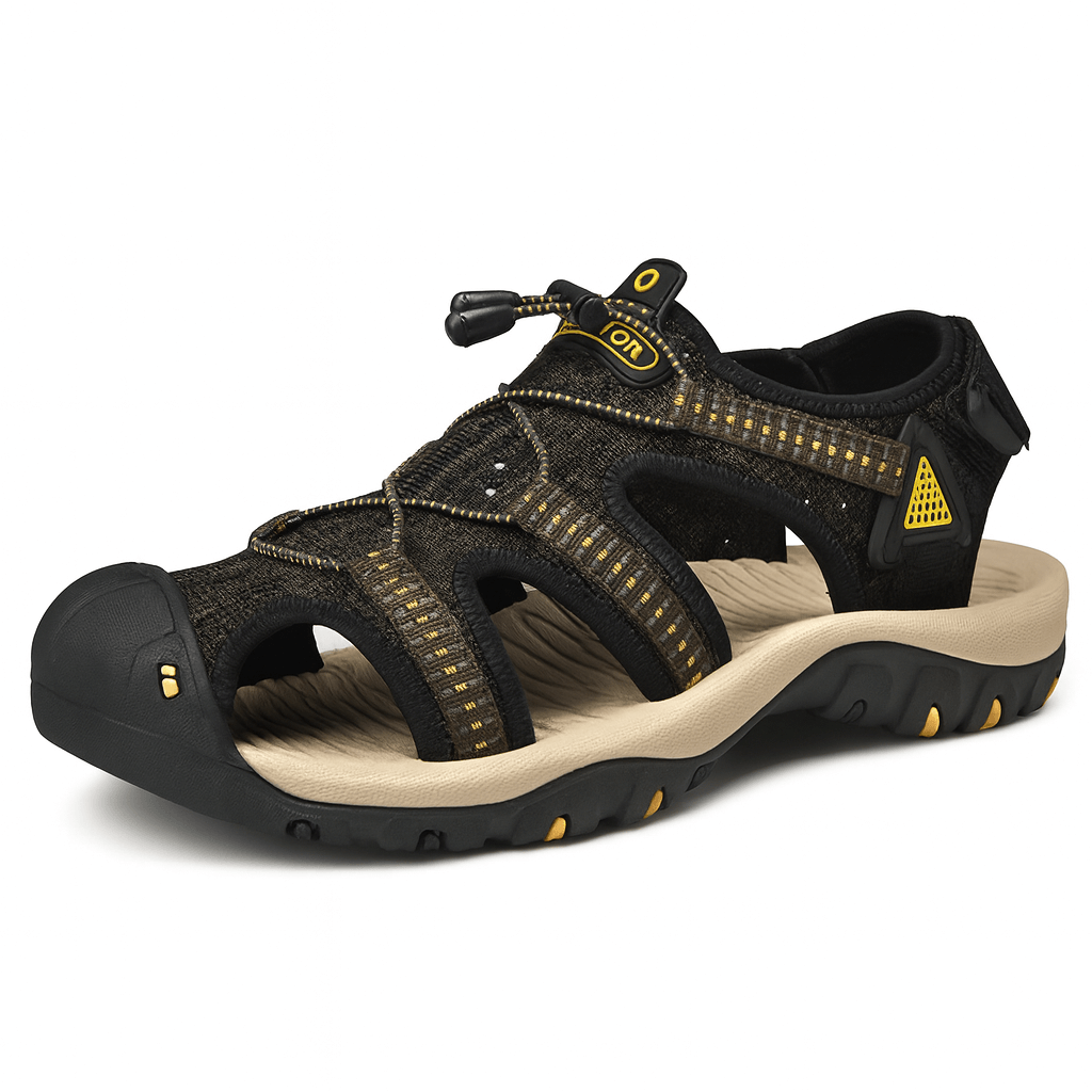 Crimson Wildtrack Gear | Men - Non-Slip Open Sandals - Rugged Style