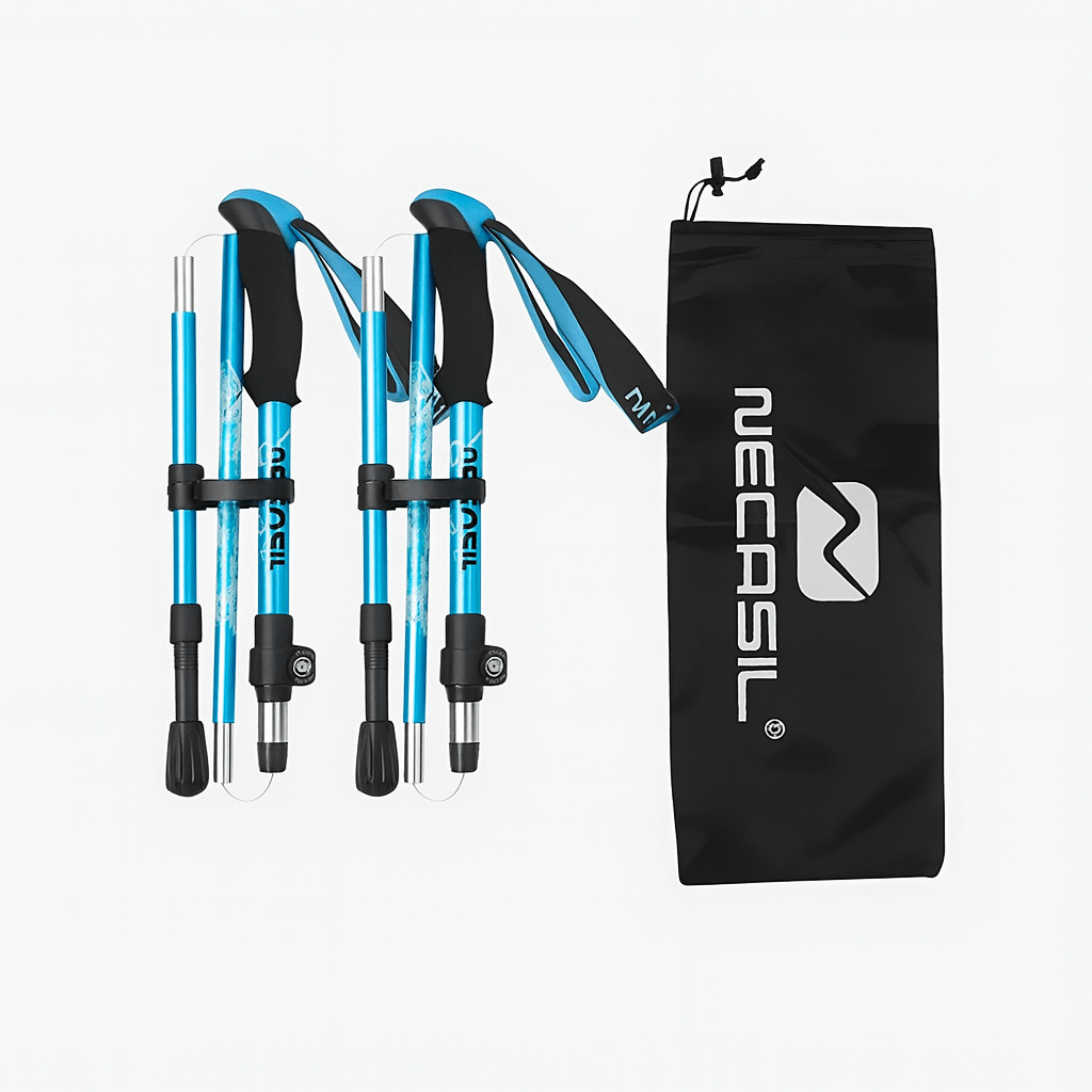 Crimson Wildtrack Gear | Trekking Poles - Folding - Lightweight Design