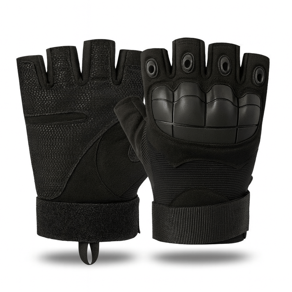 Crimson Wildtrack Gear | Unisex - Fingerless Gloves - Durable Grip