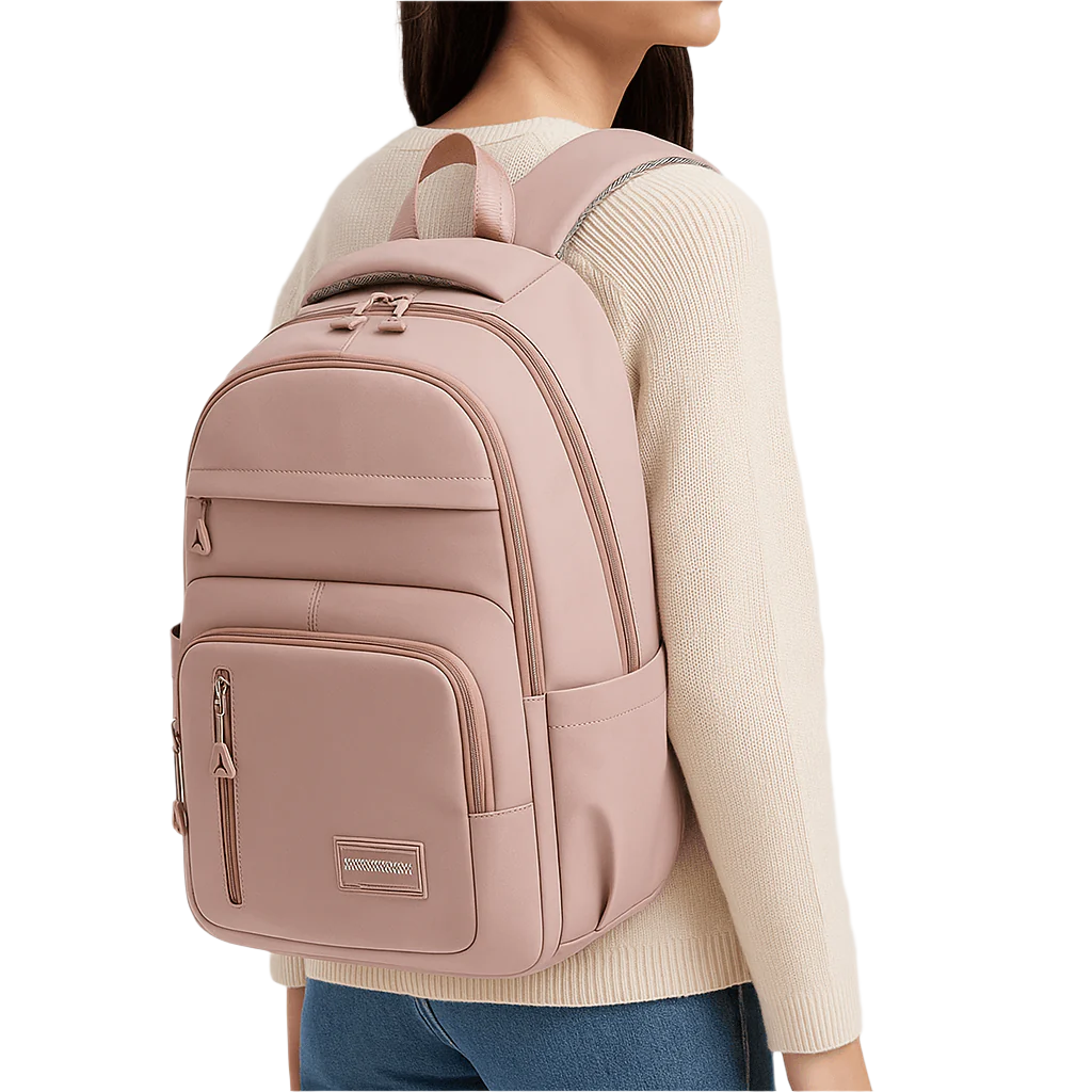 Crimson Wildtrack Gear | 35L Nylon Laptop Backpack - Stylish for Work & Travel