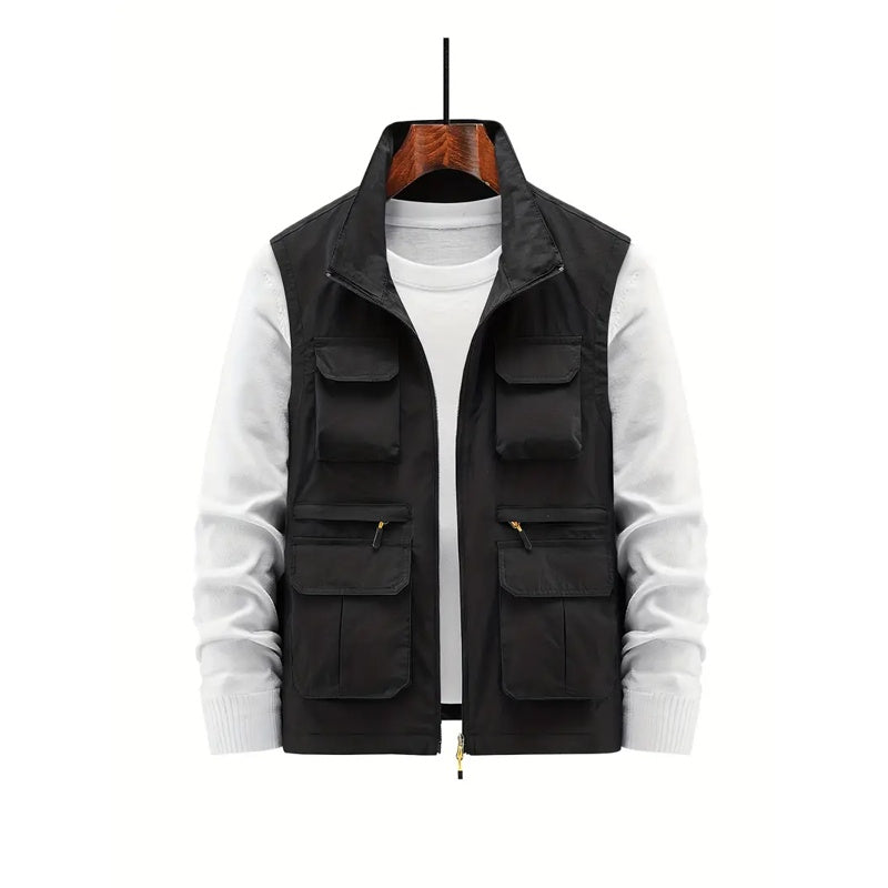 Crimson Wildtrack Gear | Men - Field Vest - Utility Zip-Up Multi Pocket