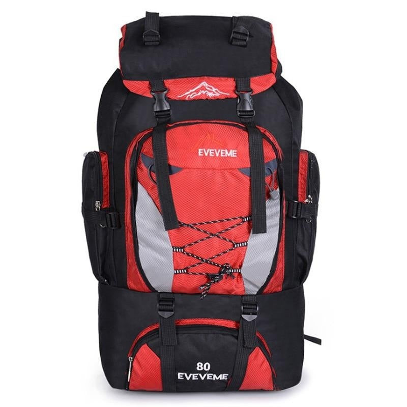 Crimson Wildtrack Gear | Men - Hiking Backpack - 80L Durable Outdoor