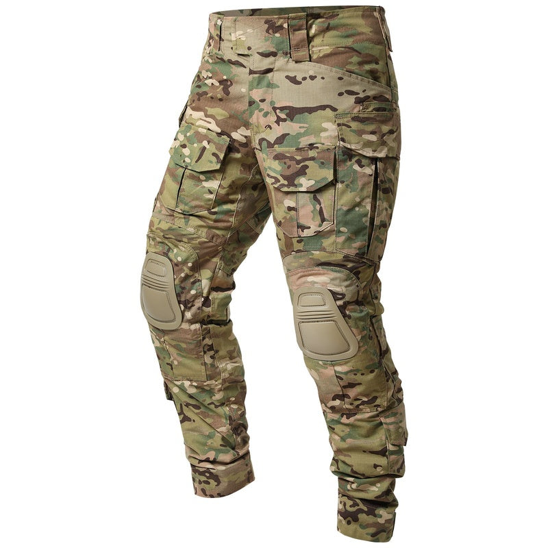 Crimson Wildtrack Gear | Men – Combat Pants – Rip-Stop – With Knee Pads