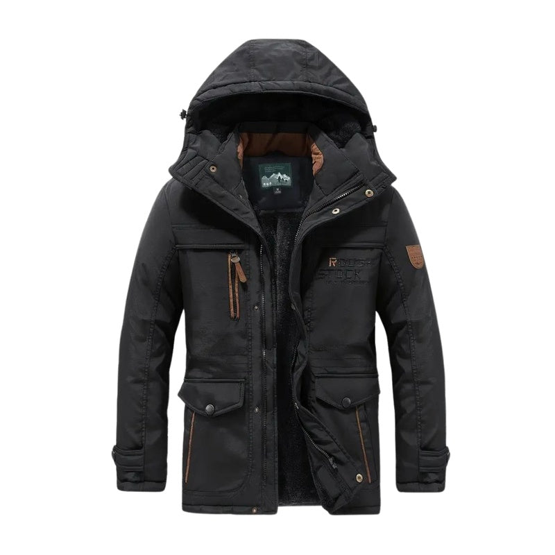 Crimson Wildtrack Gear | Men's Waterproof Jacket - Windproof Lined Winter Coat