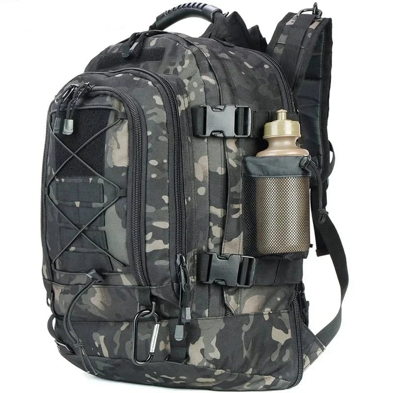 Crimson Wildtrack Gear | Unisex - Tactical Backpack - 60L Durable Travel
