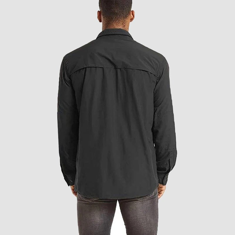 Crimson Wildtrack Gear | Men - Tactical Shirt – Quick-Drying, UV Protection – Perfect for Hiking and Outdoor Adventures