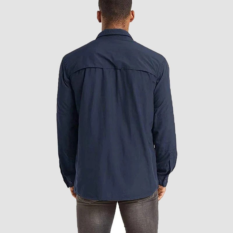 Crimson Wildtrack Gear | Men - Tactical Shirt – Quick-Drying, UV Protection – Perfect for Hiking and Outdoor Adventures