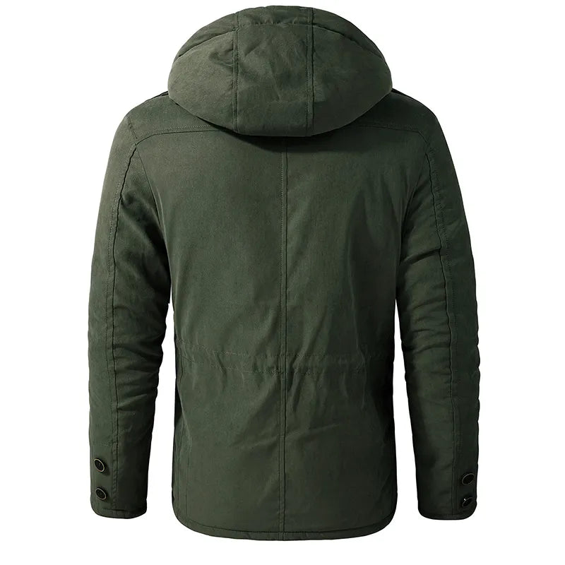 Crimson Wildtrack Gear | Men's Warm Jacket - Durable Lining for Cold Weather Use