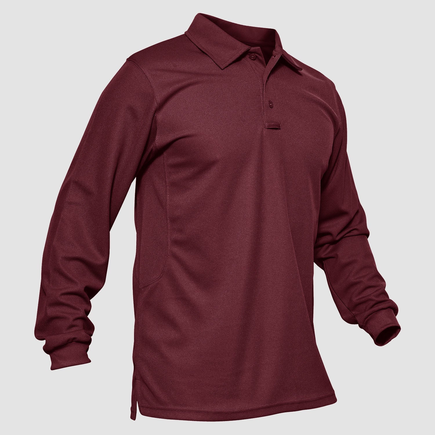 Crimson Wildtrack Gear | Men - Tactical Polo Shirt - Quick-Dry Long Sleeve