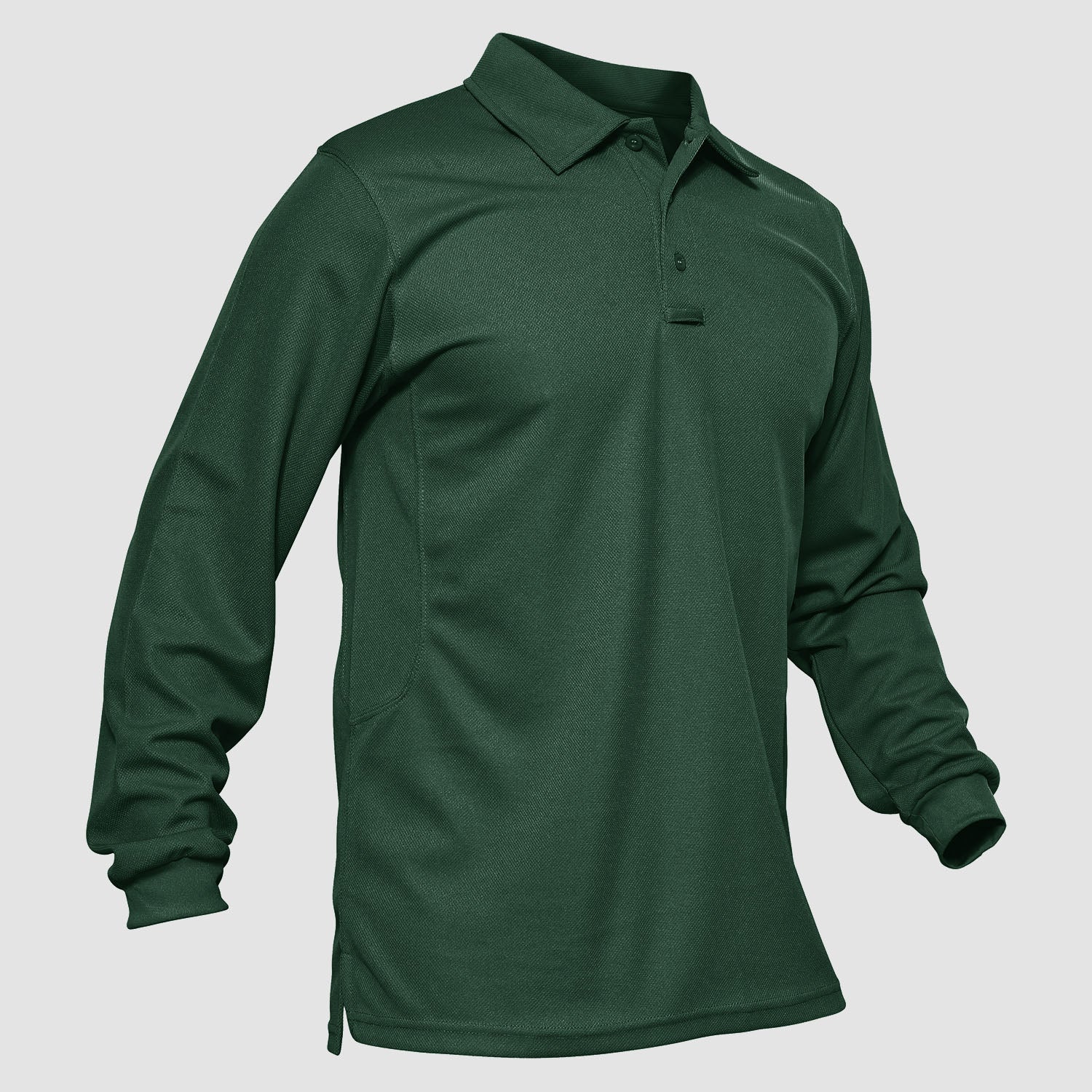 Crimson Wildtrack Gear | Men - Tactical Polo Shirt - Quick-Dry Long Sleeve