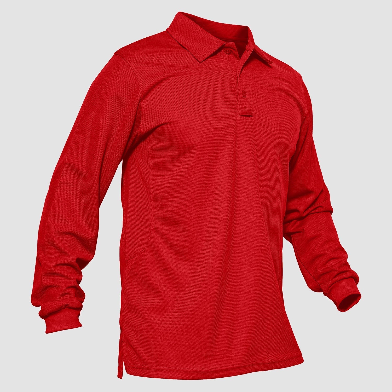 Crimson Wildtrack Gear | Men - Tactical Polo Shirt - Quick-Dry Long Sleeve