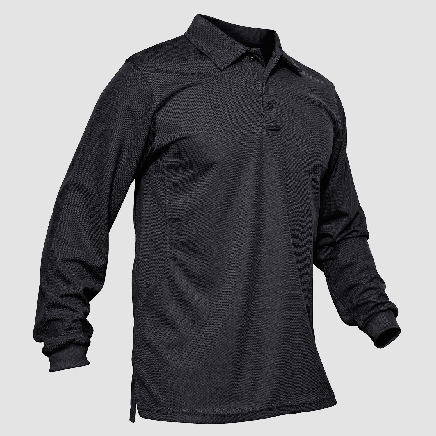Crimson Wildtrack Gear | Men - Tactical Polo Shirt - Quick-Dry Long Sleeve