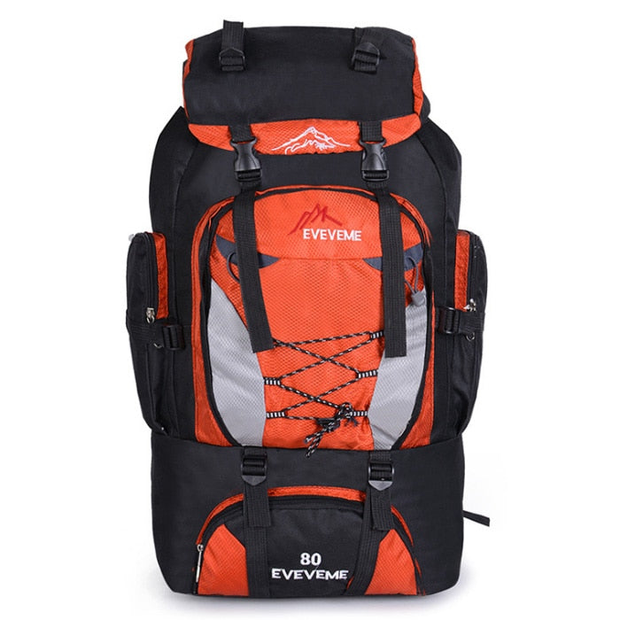 Crimson Wildtrack Gear | Men - Hiking Backpack - 80L Durable Outdoor