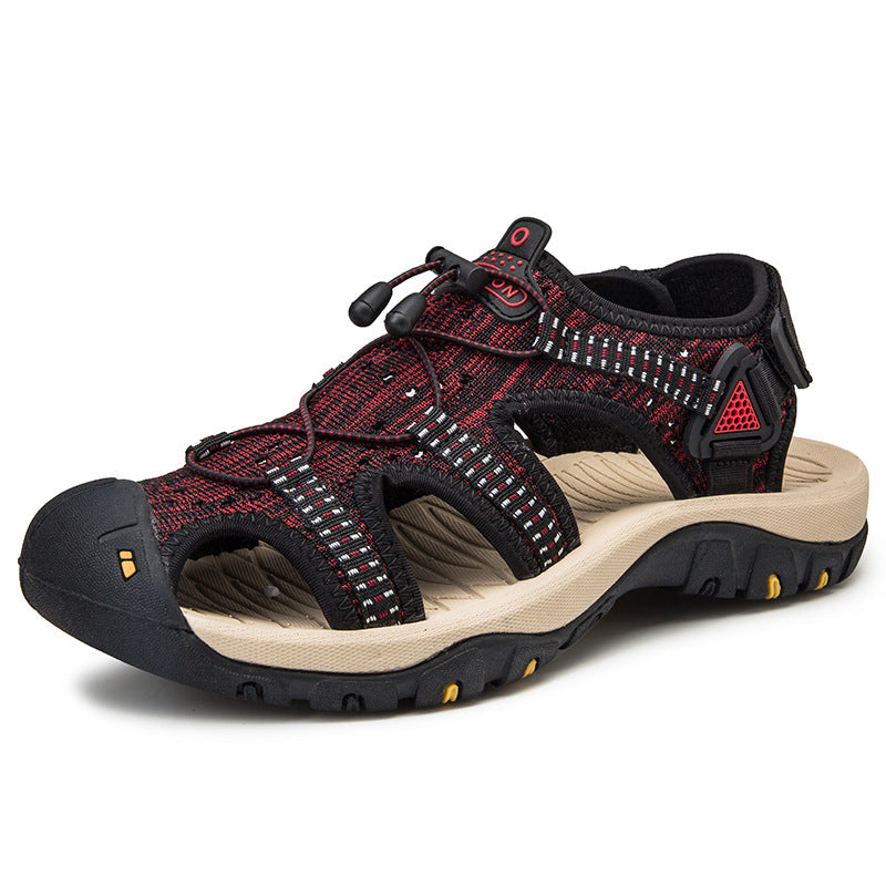 Crimson Wildtrack Gear | Men - Non-Slip Open Sandals - Rugged Style
