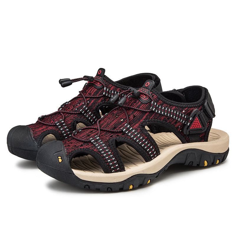 Crimson Wildtrack Gear | Men - Non-Slip Open Sandals - Rugged Style