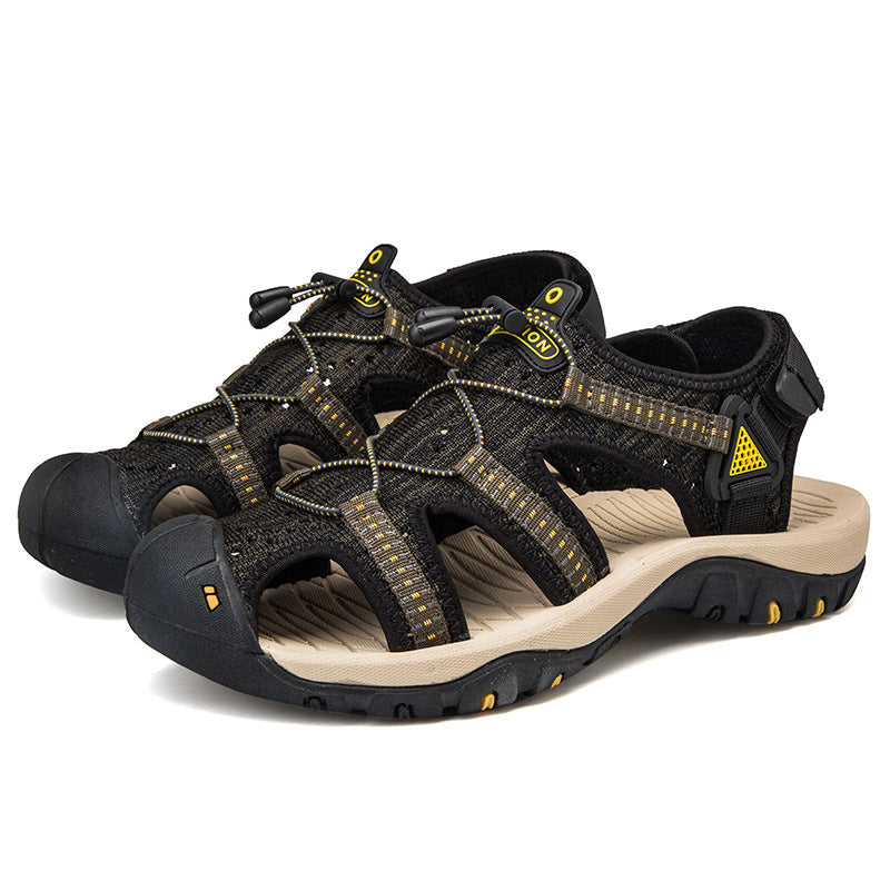 Crimson Wildtrack Gear | Men - Non-Slip Open Sandals - Rugged Style