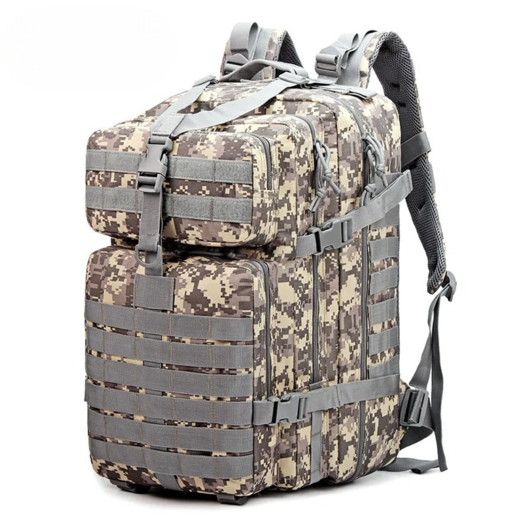 Crimson Wildtrack Gear | 50L Tactical Backpack - Waterproof Durable Hiking Gear