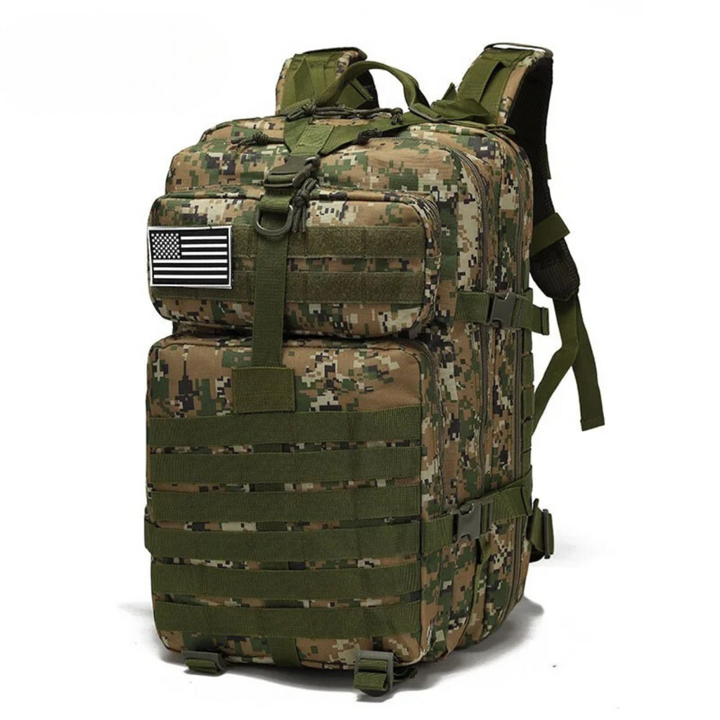 Crimson Wildtrack Gear | 50L Tactical Backpack - Waterproof Durable Hiking Gear