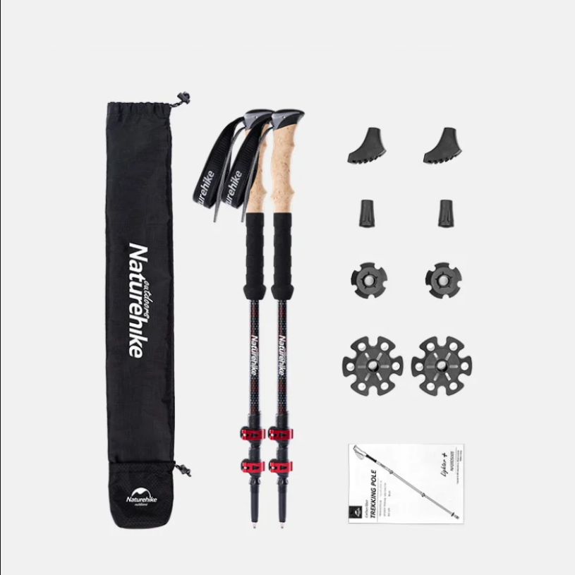 Crimson Wildtrack Gear | Trekking Poles - Telescopic - Shockproof Design