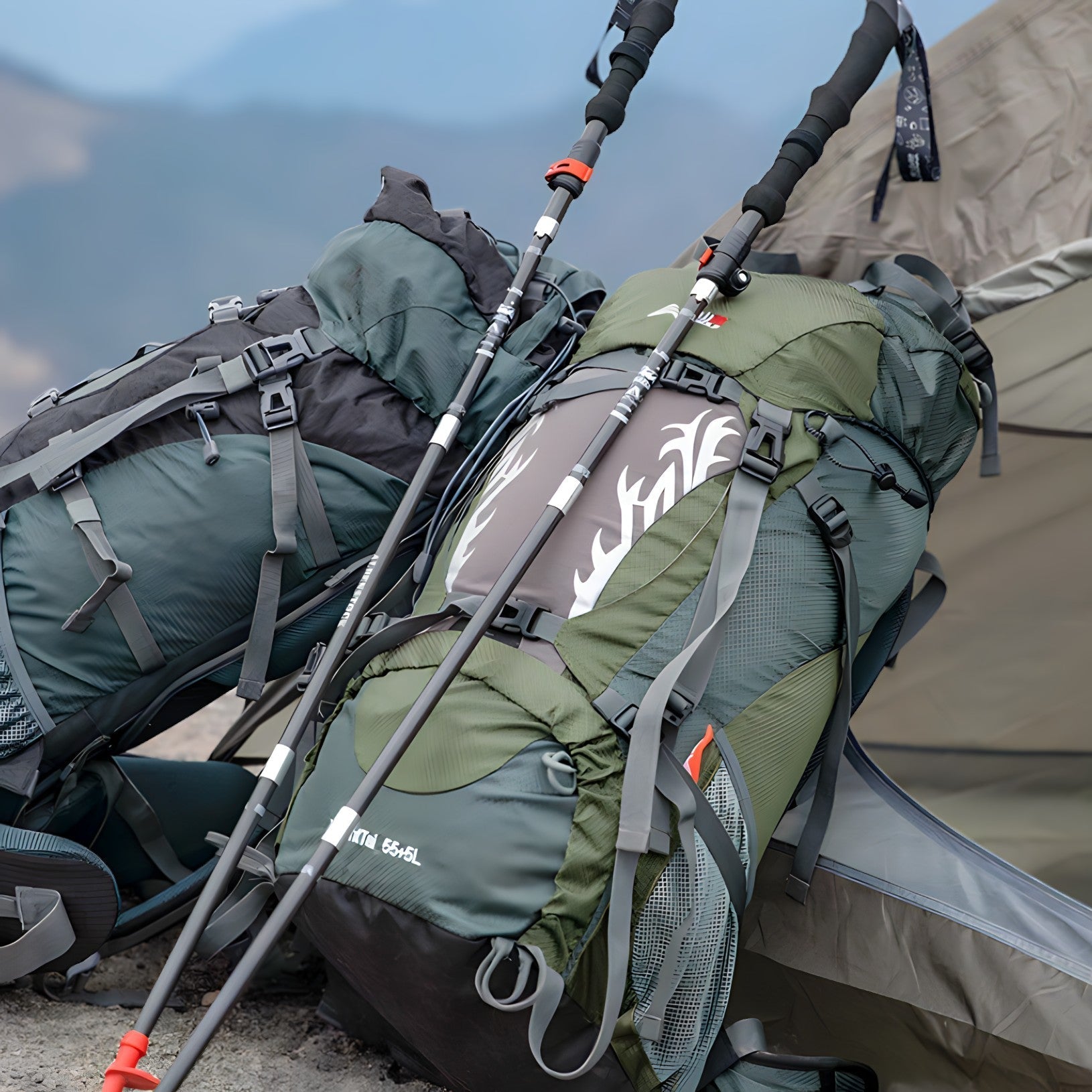 Crimson Wildtrack Gear | Trekking Poles - Carbon - Ultra Compact Design