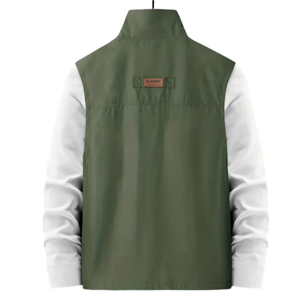 Crimson Wildtrack Gear | Men - Field Vest - Utility Zip-Up Multi Pocket