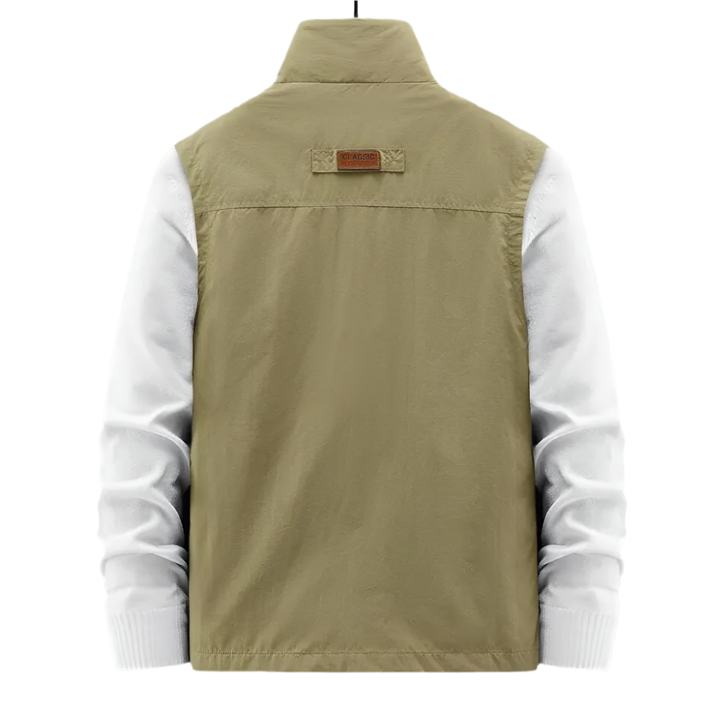 Crimson Wildtrack Gear | Men - Field Vest - Utility Zip-Up Multi Pocket